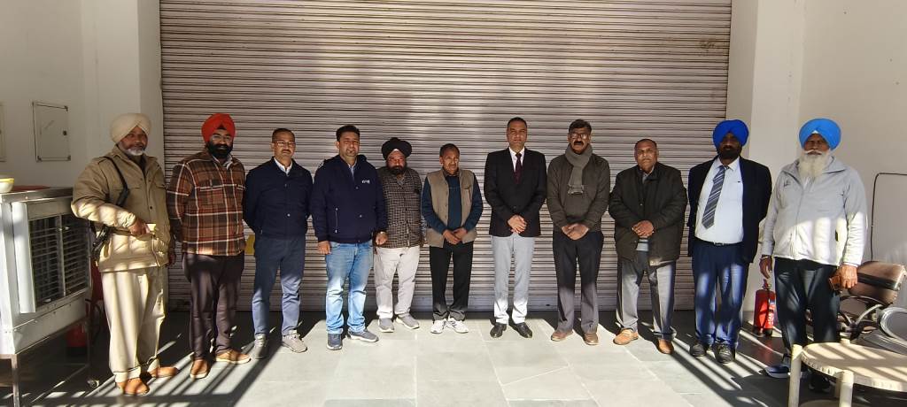 Monthly inspection of EVM warehouse conducted in Hoshiarpur representatives of political parties also present